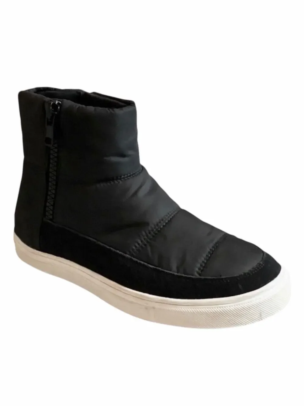 Blondo Women’s Booties Waterproof Samarie Nylon Suede Black Size 8.5 M